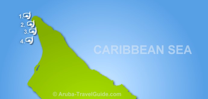 north snorkel sites map
