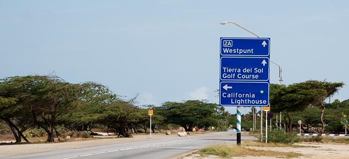 Bus stop and information road sign