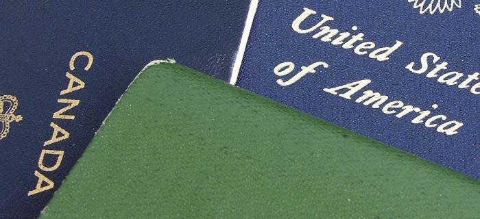 Canadian and American Passports