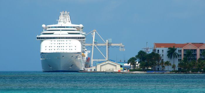 Cruise Ship at Oranjestad