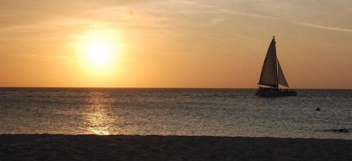 Sunset sailing