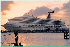 Cruise Ship in the harbour