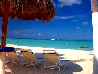 Hut (Palapa) at the beach