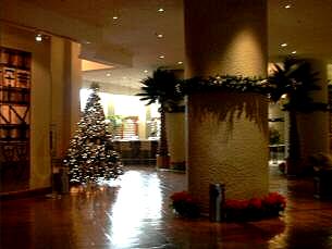 Lobby of the hotel