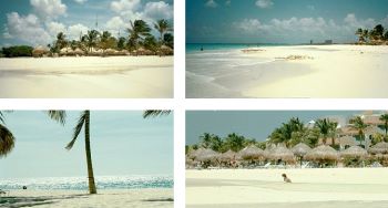 Beach in front of Manchebo and Bucuti