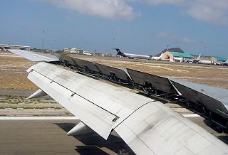 Plane landing