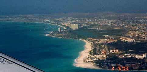 Aruba by air