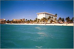 hotel view from ocean