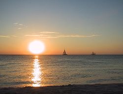 jolly pirate sunset