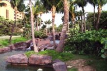 Waterfalls at the Radisson