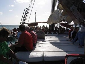 On the boat