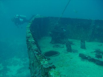 Scuba Diving at the wreck