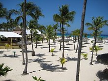 The beach at our hotel